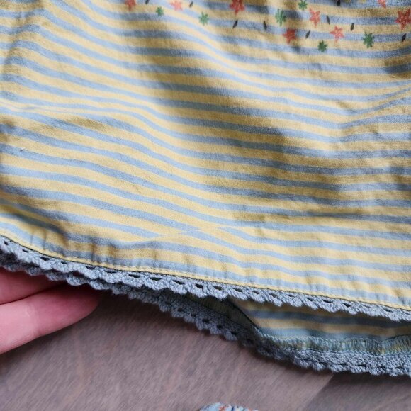 Cotton Dress set 0-3 months flower buttons 2 print set - Picture 4 of 6